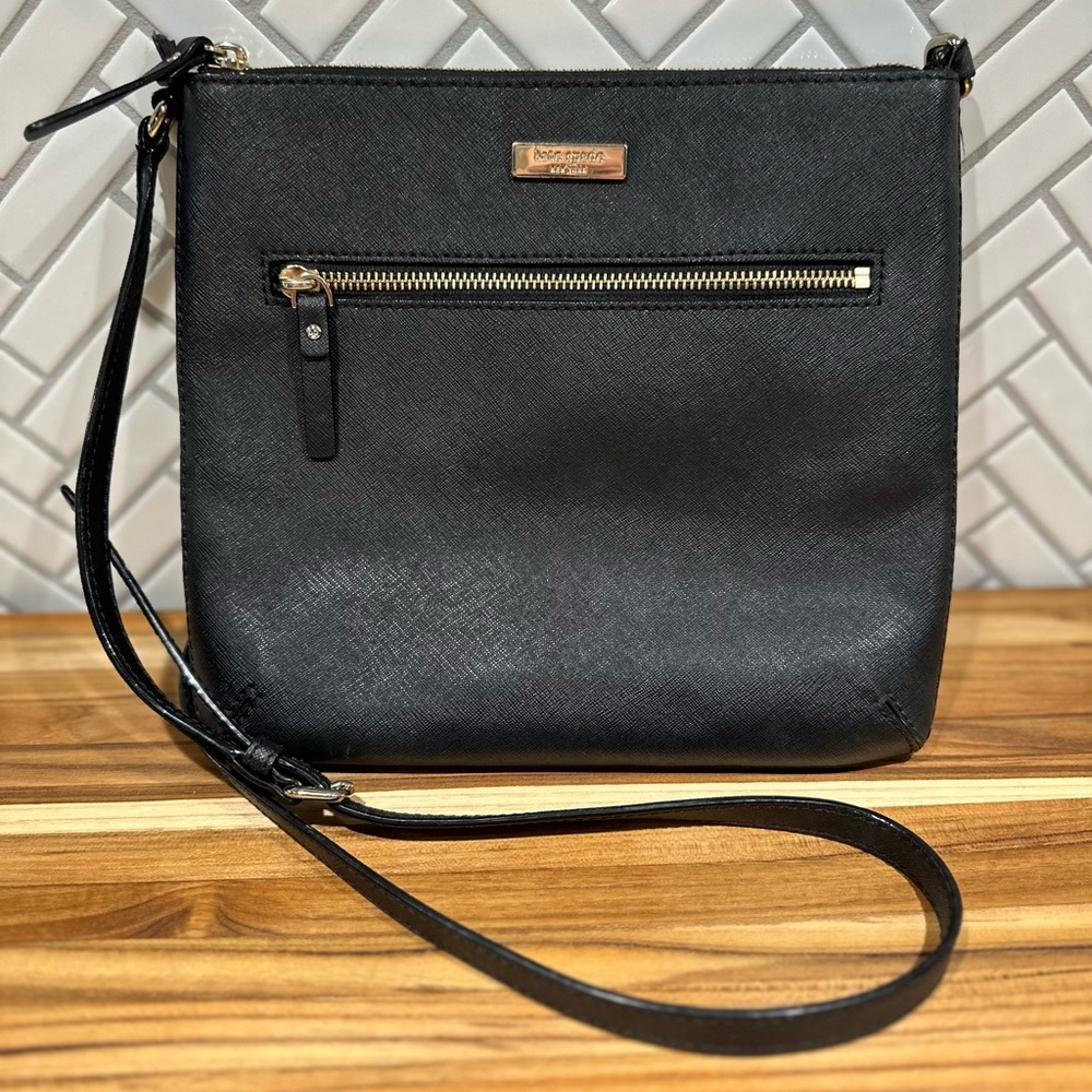 Kate Spade Women's Laurel Way Rima Crossbody Black Leather Handbag